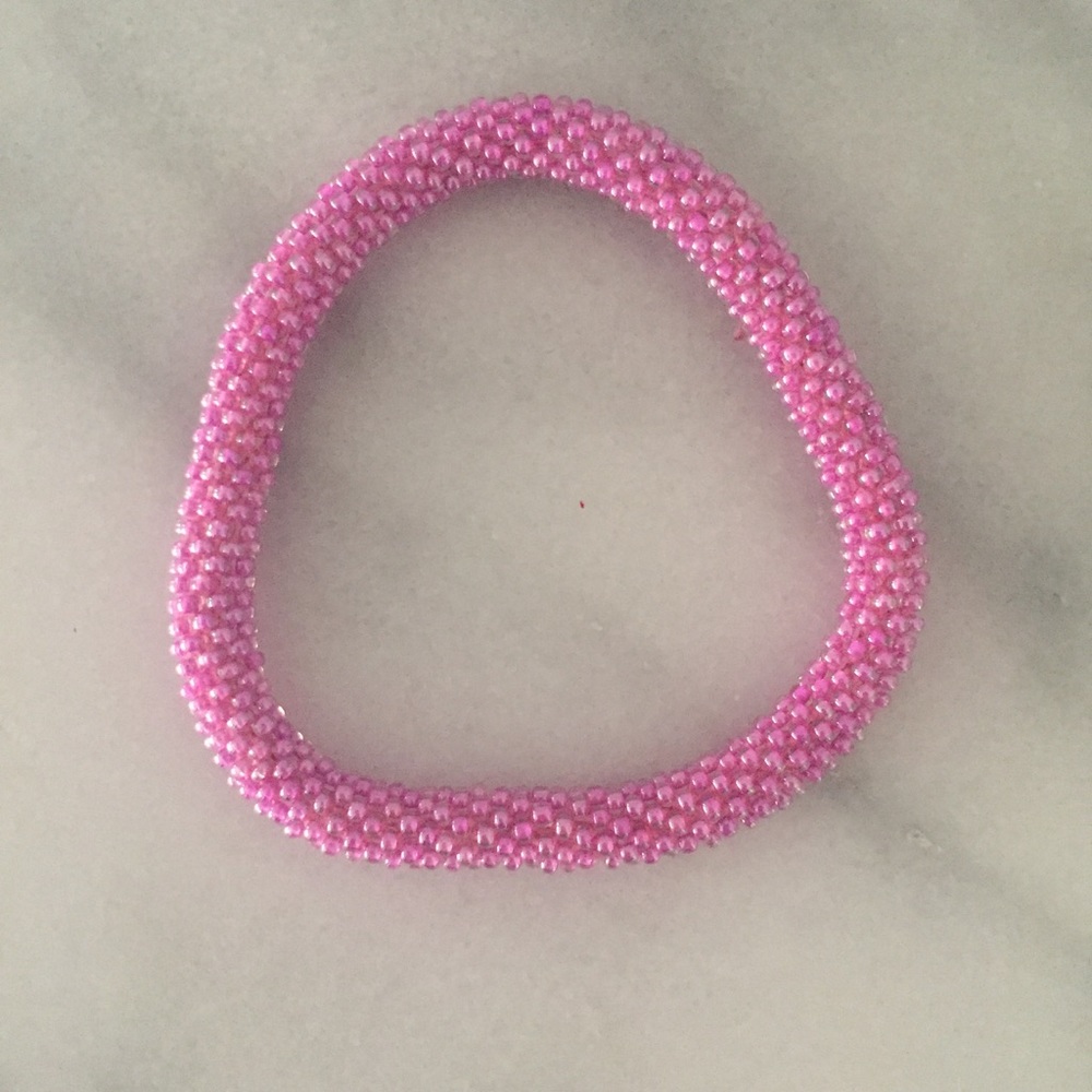 Beaded roll bracelet